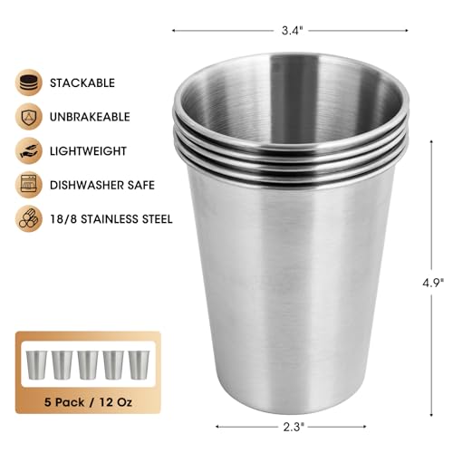 Qrooper Stainless Steel Cups image 4