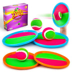 Qrooper Toss and Catch Ball Game Set - Outdoor & Indoor Sports Toys 
