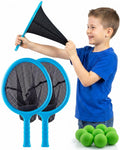 Qrooper Shoot and Catch Game Slingshot Scoop Ball Set Outdoor Games 