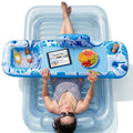 Qrooper Inflatable Tray for Tanning Pool Float – 61” L x 18” W Extra