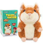 Qrooper Talking Hamster - Toddler Stuffed Animal Toys for Boys Girls