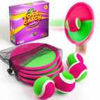 Qrooper Kids Outdoor Toys - Toss and Catch Game Set, Outside Yard Ca