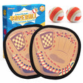 Qrooper Toss and Catch Ball Set Toddler Baseball Training Glove, Poo